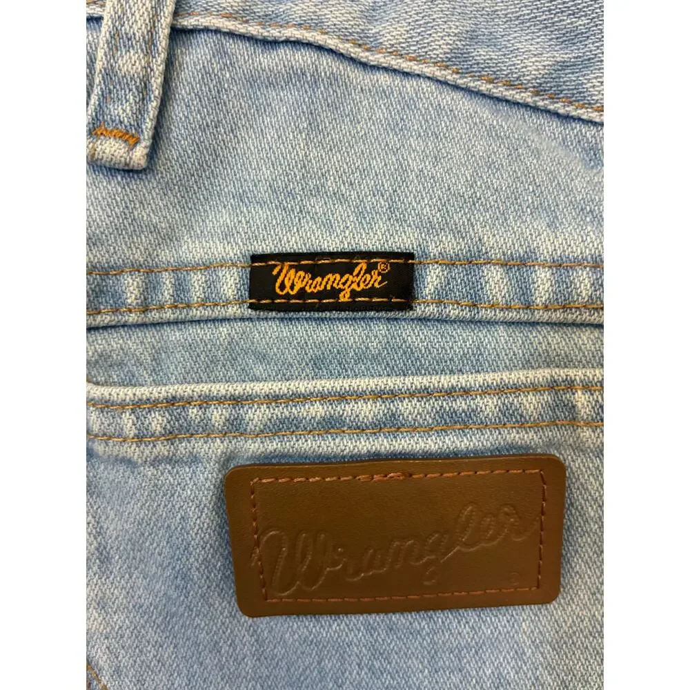 Wrangler Cowboy Cut Original Jeans 42Wx30L Denim Light Wash Rodeo Western Mens